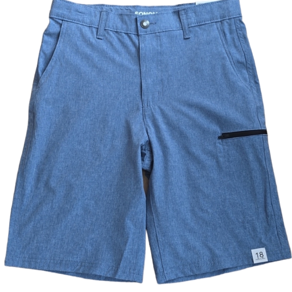 SONOMA BRAND BOYS BLUE FLEXWEAR TECH SHORTS SIZE 18